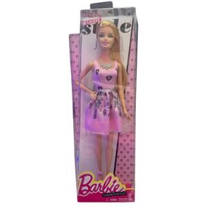 Barbie 2013 Fashionistas Pink Heart Dress 11" Doll NEW
